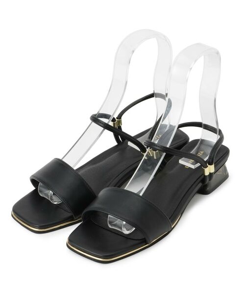 ESPERANZA / エスペランサ サンダル | スクエアトゥクリアローヒールサンダル | 詳細9