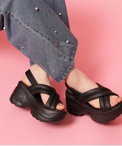 ESPERANZA / エスペランサ サンダル | 厚底クロスサンダル パデットサンダル