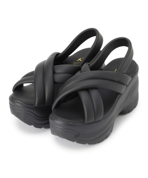 ESPERANZA / エスペランサ サンダル | 厚底クロスサンダル パデットサンダル | 詳細1