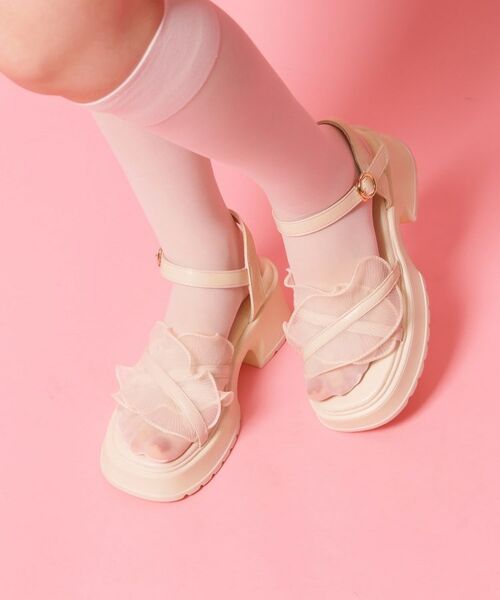 ESPERANZA / エスペランサ サンダル | チュールフリルサンダル | 詳細10