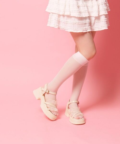 ESPERANZA / エスペランサ サンダル | チュールフリルサンダル | 詳細11