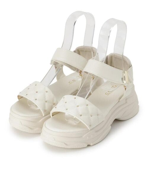 ESPERANZA / エスペランサ サンダル | キルティング 面ファスナーストラップサンダル | 詳細12