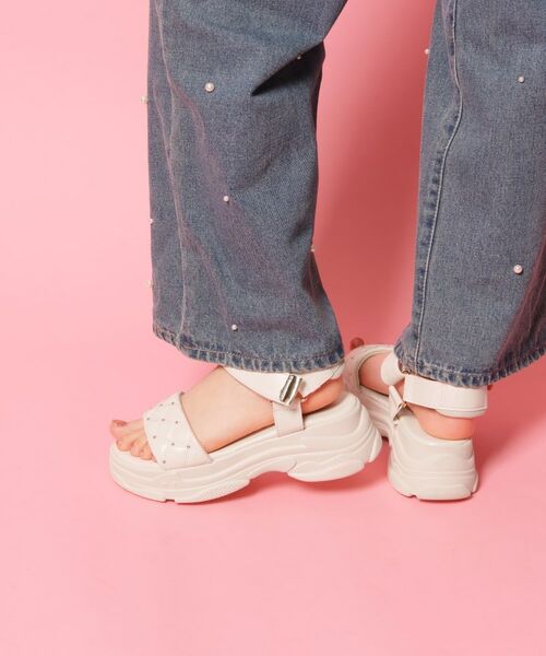 ESPERANZA / エスペランサ サンダル | キルティング 面ファスナーストラップサンダル | 詳細19