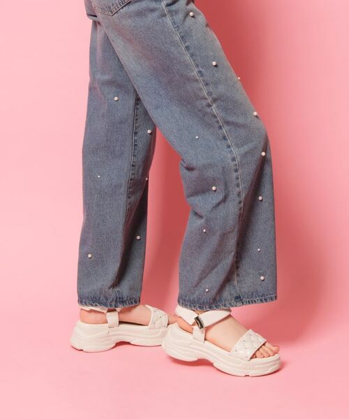 ESPERANZA / エスペランサ サンダル | キルティング 面ファスナーストラップサンダル | 詳細20