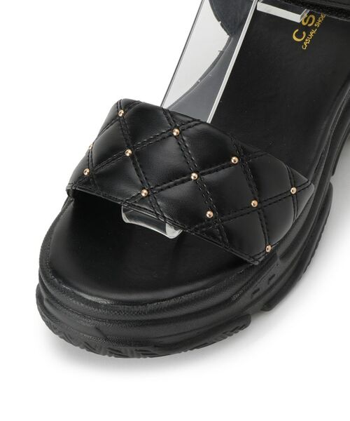 ESPERANZA / エスペランサ サンダル | キルティング 面ファスナーストラップサンダル | 詳細5