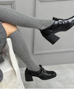 ESPERANZA / エスペランサ パンプス | スクエアトゥベルトアンクルローファー