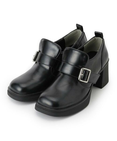 ESPERANZA / エスペランサ パンプス | スクエアトゥベルトアンクルローファー | 詳細1