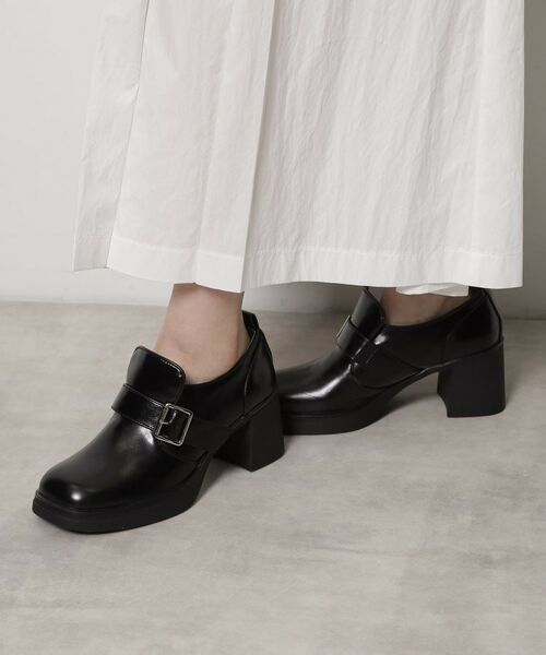 ESPERANZA / エスペランサ パンプス | スクエアトゥベルトアンクルローファー | 詳細14