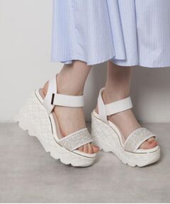 ESPERANZA / エスペランサ サンダル | キルティングウェッジソールスポサン