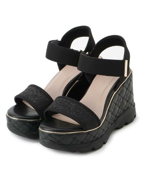 ESPERANZA / エスペランサ サンダル | キルティングウェッジソールスポサン | 詳細11