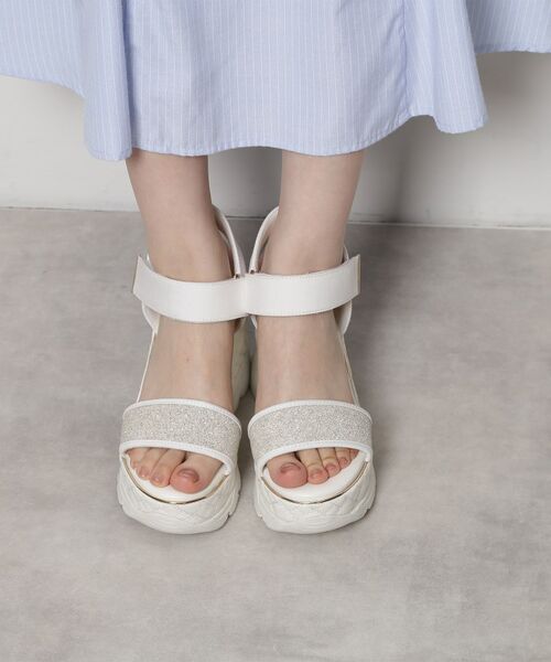 ESPERANZA / エスペランサ サンダル | キルティングウェッジソールスポサン | 詳細18
