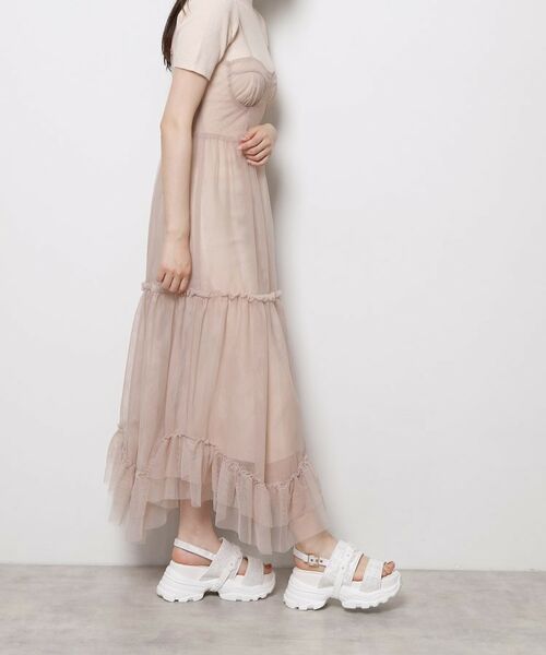 ESPERANZA / エスペランサ サンダル | ツイード風フラワーベルトスポサン | 詳細19