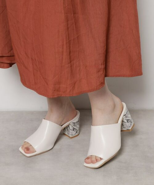 ESPERANZA / エスペランサ サンダル | スクエアトゥブロックヒールミュール | 詳細17