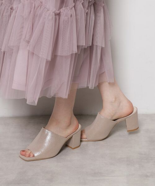 ESPERANZA / エスペランサ サンダル | スクエアトゥブロックヒールミュール | 詳細19