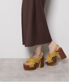 ESPERANZA / エスペランサ サンダル | 【ラク盛り／サンダル】リピーター続出／脚長美脚 クロススタッズサンダル