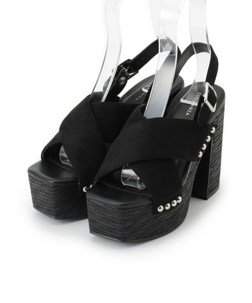 ESPERANZA / エスペランサ サンダル | 【ラク盛り/サンダル】リピーター続出/脚長美脚 クロススタッズサンダル | 詳細1