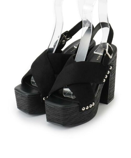 ESPERANZA / エスペランサ サンダル | 【ラク盛り/サンダル】リピーター続出/脚長美脚 クロススタッズサンダル | 詳細10