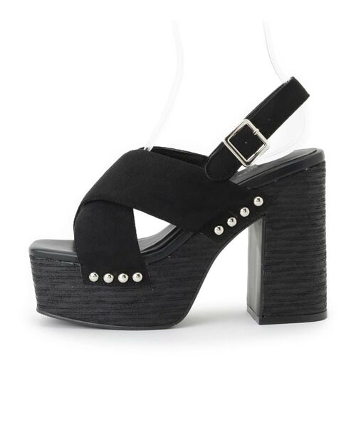 ESPERANZA / エスペランサ サンダル | 【ラク盛り/サンダル】リピーター続出/脚長美脚 クロススタッズサンダル | 詳細11