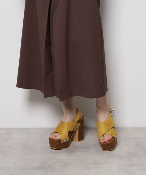 ESPERANZA / エスペランサ サンダル | 【ラク盛り/サンダル】リピーター続出/脚長美脚 クロススタッズサンダル | 詳細19