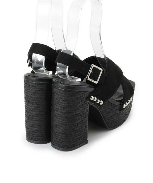 ESPERANZA / エスペランサ サンダル | 【ラク盛り/サンダル】リピーター続出/脚長美脚 クロススタッズサンダル | 詳細3