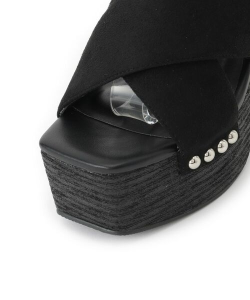 ESPERANZA / エスペランサ サンダル | 【ラク盛り/サンダル】リピーター続出/脚長美脚 クロススタッズサンダル | 詳細5