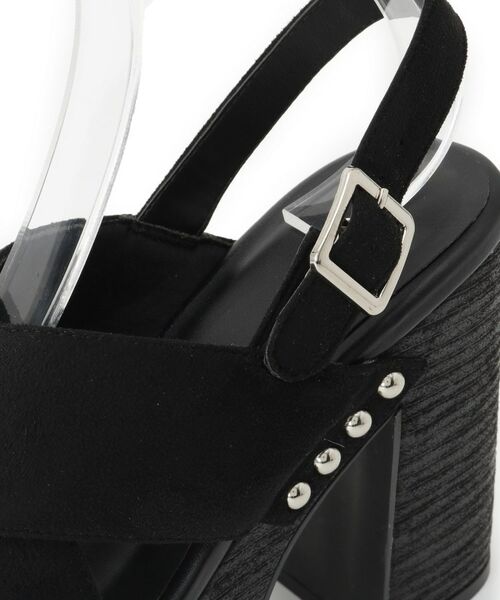 ESPERANZA / エスペランサ サンダル | 【ラク盛り/サンダル】リピーター続出/脚長美脚 クロススタッズサンダル | 詳細6
