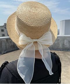 ESPERANZA / エスペランサ ハット | カンカン帽オーガンジーリボン