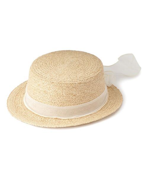 ESPERANZA / エスペランサ ハット | カンカン帽オーガンジーリボン | 詳細1