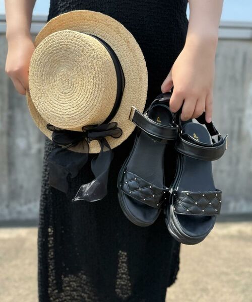 ESPERANZA / エスペランサ ハット | カンカン帽オーガンジーリボン | 詳細11