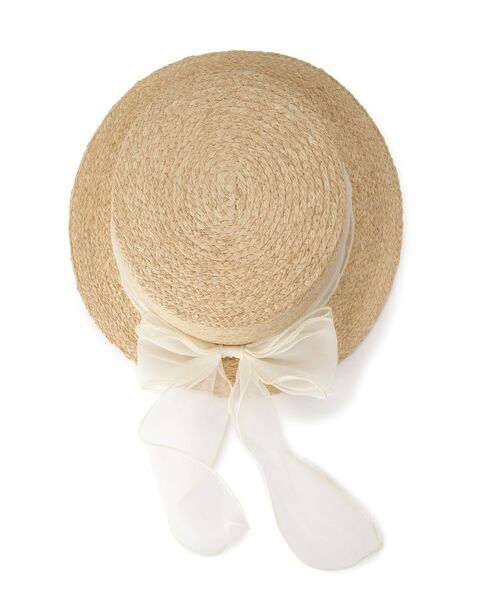 ESPERANZA / エスペランサ ハット | カンカン帽オーガンジーリボン | 詳細3