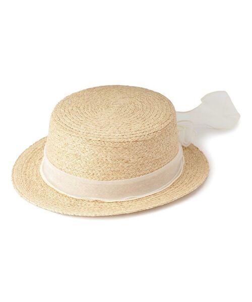 ESPERANZA / エスペランサ ハット | カンカン帽オーガンジーリボン | 詳細7