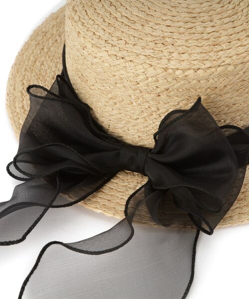 ESPERANZA / エスペランサ ハット | カンカン帽オーガンジーリボン | 詳細8