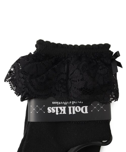 ESPERANZA / エスペランサ ソックス | ダブルフリル×サテンリボンソックス | 詳細3