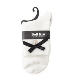 ESPERANZA / エスペランサ ソックス | サテンリボン×ハートパーツ付きソックス