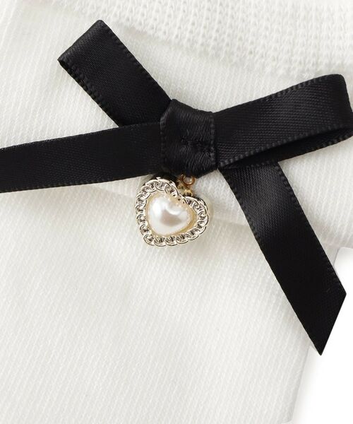 ESPERANZA / エスペランサ ソックス | サテンリボン×ハートパーツ付きソックス | 詳細5