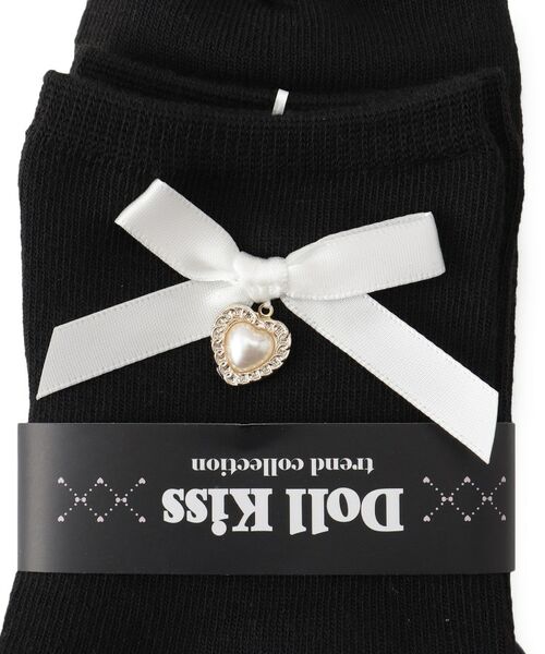 ESPERANZA / エスペランサ ソックス | サテンリボン×ハートパーツ付きソックス | 詳細3