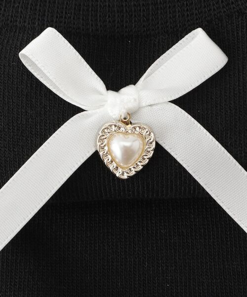 ESPERANZA / エスペランサ ソックス | サテンリボン×ハートパーツ付きソックス | 詳細5