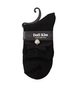 ESPERANZA / エスペランサ ソックス | サテンリボン×ハートパーツ付きソックス