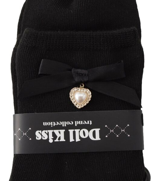 ESPERANZA / エスペランサ ソックス | サテンリボン×ハートパーツ付きソックス | 詳細3