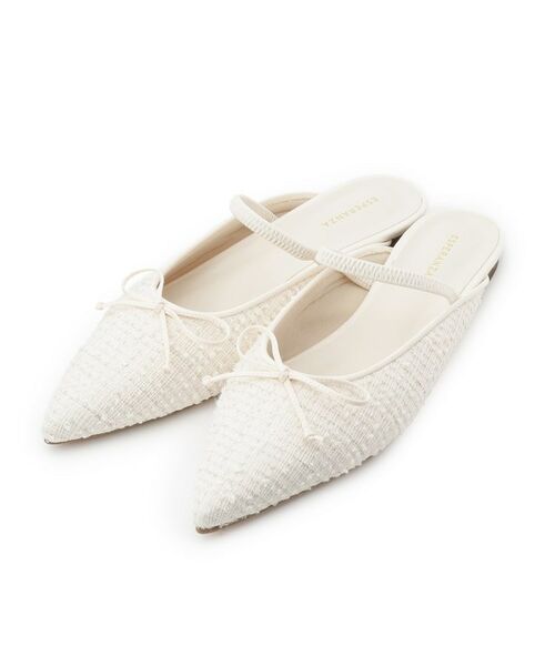 ESPERANZA / エスペランサ サンダル | フラットリボンポインテッドミュール | 詳細10