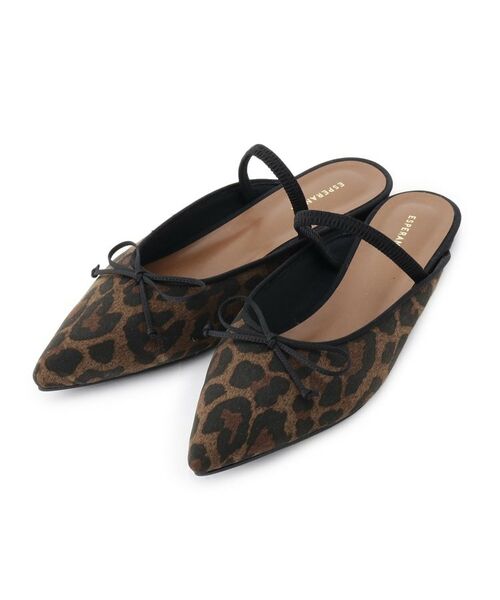 ESPERANZA / エスペランサ サンダル | フラットリボンポインテッドミュール | 詳細11