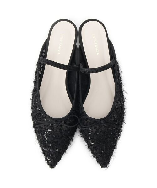 ESPERANZA / エスペランサ サンダル | フラットリボンポインテッドミュール | 詳細20