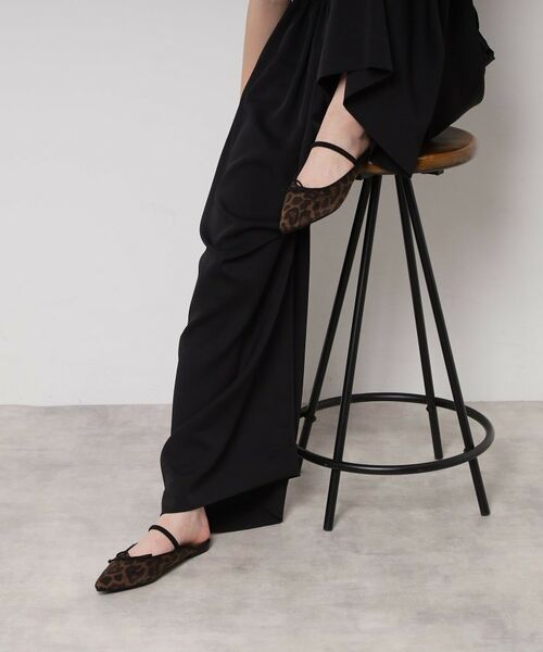 ESPERANZA / エスペランサ サンダル | フラットリボンポインテッドミュール | 詳細5