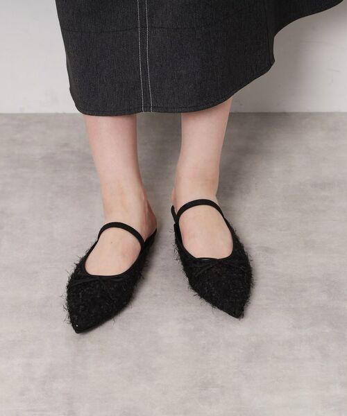 ESPERANZA / エスペランサ サンダル | フラットリボンポインテッドミュール | 詳細8