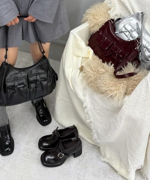 ESPERANZA / エスペランサ ショルダーバッグ | ポケットリボン2WAYバッグ | 詳細29