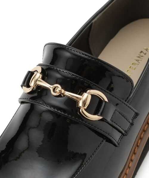 ESPERANZA / エスペランサ フラットシューズ | スクエアトゥエナメルビットローファー | 詳細6