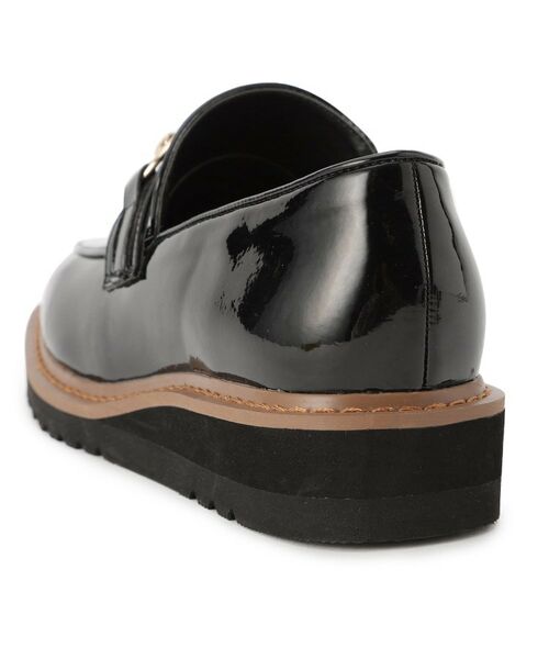 ESPERANZA / エスペランサ フラットシューズ | スクエアトゥエナメルビットローファー | 詳細8