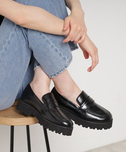 ESPERANZA / エスペランサ フラットシューズ | 厚底コインローファー | 詳細1