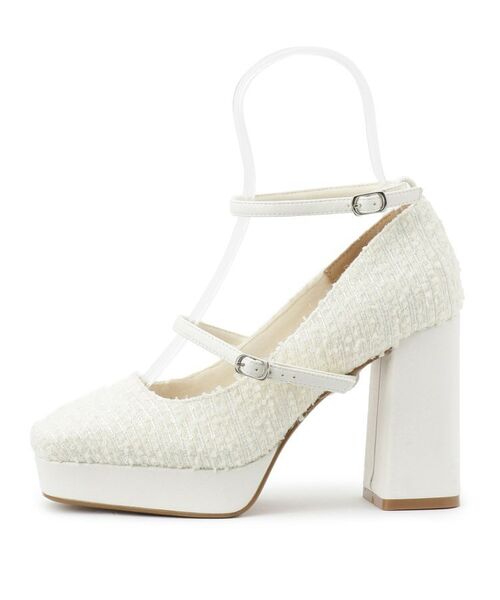 ESPERANZA / エスペランサ パンプス | スクエアトゥダブルストラップ厚底パンプス | 詳細15