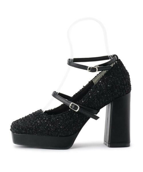 ESPERANZA / エスペランサ パンプス | スクエアトゥダブルストラップ厚底パンプス | 詳細16